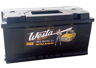 Акумулятор Westa Pretty Powerful 6CT-100 100Ah 840A R+/L+ (L5) 1008402 фото