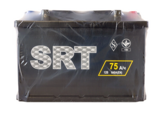 Акумулятор автомобільний SRT 6СТ-75АЗ 75Ah 640A 12V R+/L+ (Euro L3, 278&times;175&times;190) 756401 фото