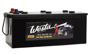 Акумулятор Westa 6CT-140 140Ah 900A ASIA R+/L+ (WPR140) 1409005 фото