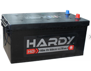 Акумулятор Hardy 6CT-140 140Ah 950A R+/L+ 1409501 фото