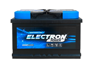 Акумулятор автомобільний ELECTRON POWER 77Ah 760A 12V R+/L+ (Euro L3, Ca/Ca, 276&times;175&times;190) 777602 фото