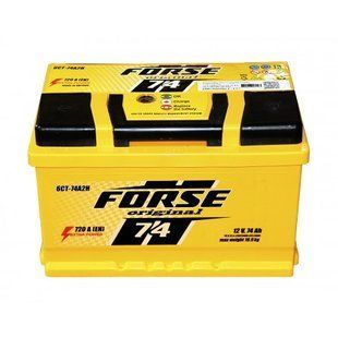 Акумулятор Forse 74Ah 720A 6СТ-74 R+/L+ 747209 фото