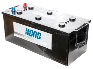 Акумулятор NORD 190Ah 12V 1250A L+/R+ 19012501 фото