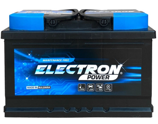 Автомобільний акумулятор Electron POWER 77Ah 760A 12V (-/+) 276&times;175&times;175 мм 777607 фото