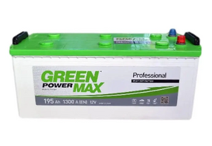 Акумулятор Green Power MAX 195Ah 12V 1300A бокова (+/-) 1951300 фото