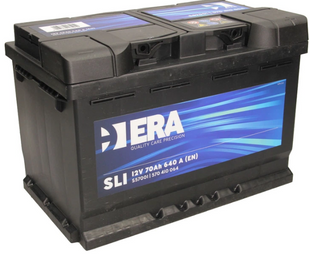 Автомобільний акумулятор ERA SLI 70 Ah (+/-) Euro (640EN) (ERA S57001) 706402 фото