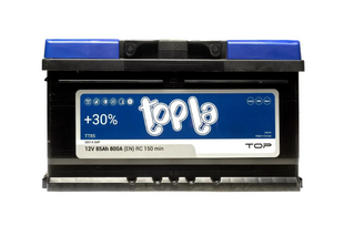Автомобільний акумулятор TOPLA TOP 85Ah 800A (-/+) Euro (LB4, 58511 SMF) 858002 фото