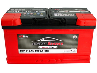 Акумулятор CARBON 110Ah 1000A R+/L+ (L5) 11010003 фото