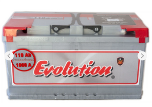 Акумулятор Evolution Platinum 110Ah 1000A R+/L+ (L5) 11010004 фото