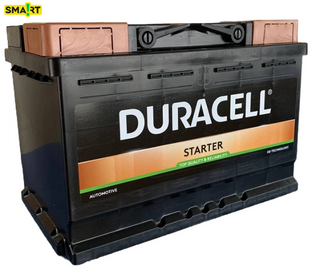 Автомобільний акумулятор Duracell Starter 72Ah 660A (EN) (-/+) DS 72 72660 фото