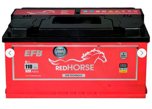 Акумулятор Red Horse EFB Start/Stop 110Ah 920A R+/L+ (L5) 1109204 фото