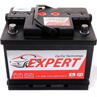 Акумулятор Expert 6CT-60Ah 510A L+/R+ (EXPERT 6СТ60АЗ1, 12V) 60510 фото