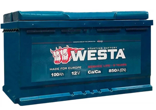 Акумулятор Westa 6CT-100 100Ah 850A R+/L+ (L5) 1008503 фото